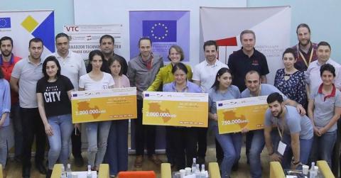 The winners of the hackathon