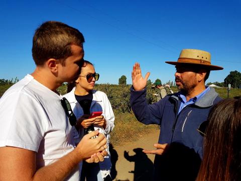 Meeting with Chilean berry producers