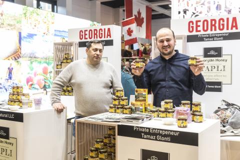 The Georgian stand at IGW